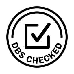 DBS checked - criminal background screening verified